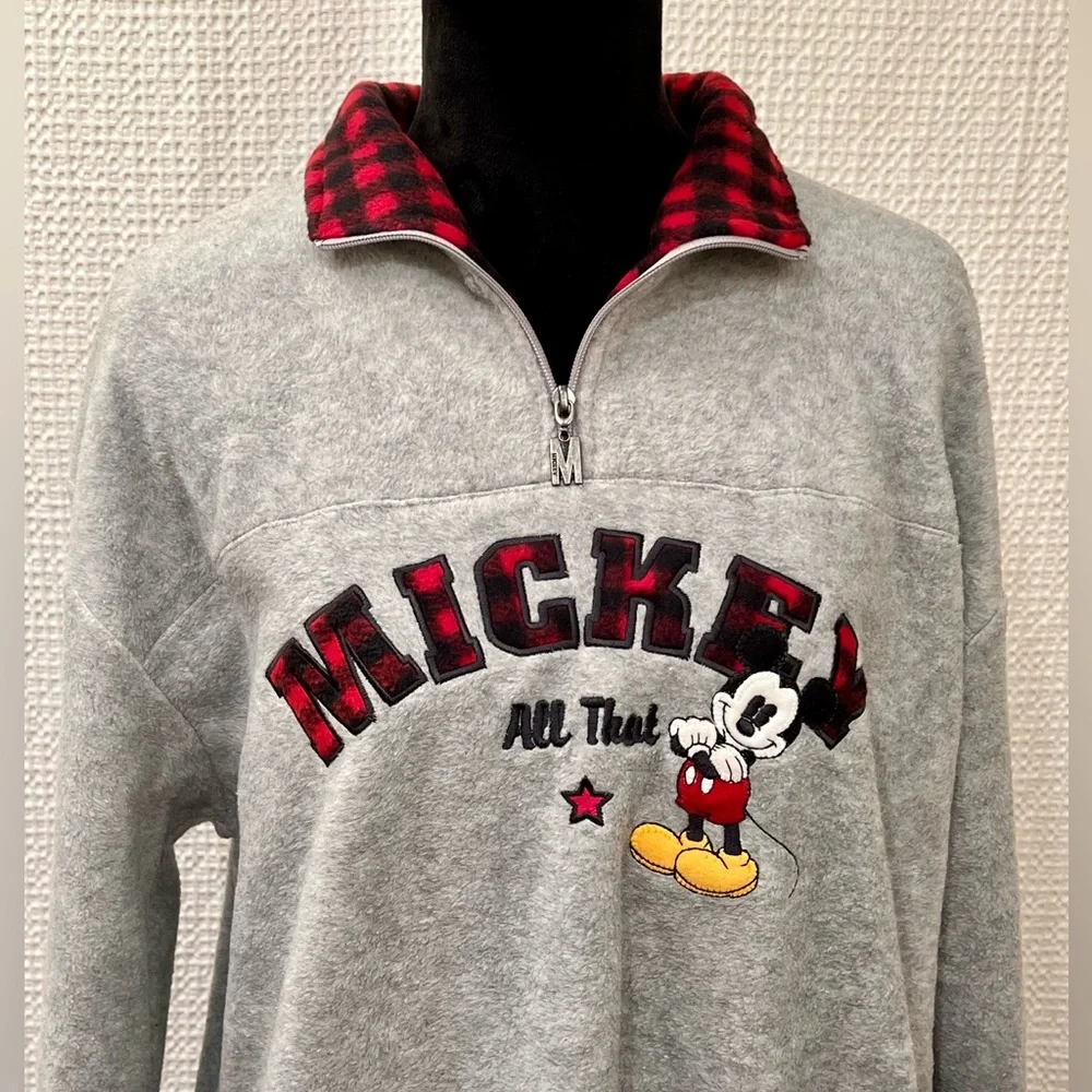 Disney Mickey Unlimited Women's Gray Sweatshirt - Picture 5 of 5